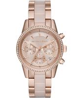 Watch strap Michael Kors MK6307 Stainless steel Rosé 18mm