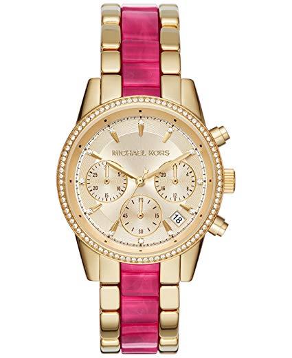 Watch strap Michael Kors MK6517 Steel Pink 18mm