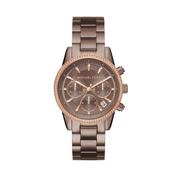 Watch strap Michael Kors MK6529 Steel Brown 18mm