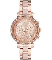 Watch strap Michael Kors MK6560 Steel Rosé 16mm