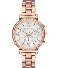 Watch strap Michael Kors MK6576 Steel Rosé 16mm