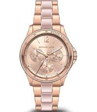 Watch strap Michael Kors MK6657 Stainless steel Rosé 20mm