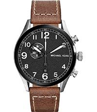 Watch strap Michael Kors MK7068 Leather Brown 22mm