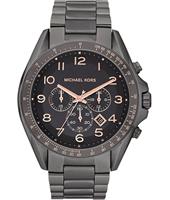 Watch strap Michael Kors MK8255 Steel Anthracite grey 24mm