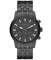 Watch strap Michael Kors MK8274 Steel Anthracite grey 22mm