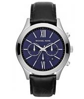 Watch strap Michael Kors MK8307 Leather Black 22mm