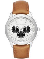 Watch strap Michael Kors MK8470 Leather Brown 22mm