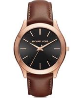 Watch strap Michael Kors MK8509 Leather Brown 22mm