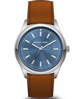 Watch strap Michael Kors MK8526 Leather Brown 22mm