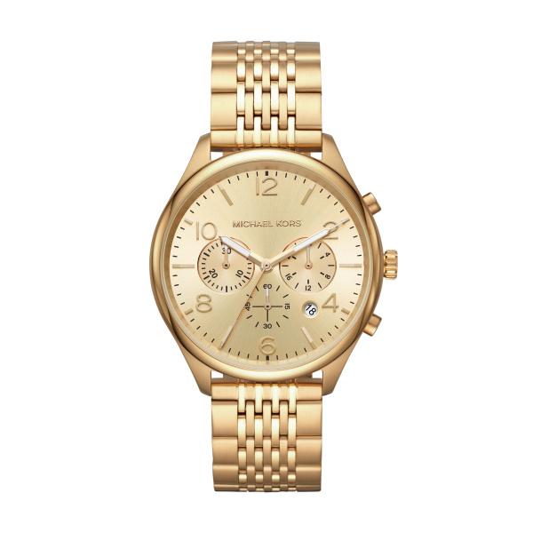 Watch strap Michael Kors MK8638 Steel Gold Toned 20mm