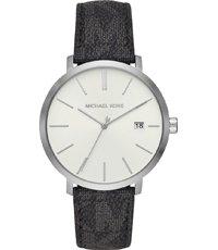 Watch strap Michael Kors MK8763 Leather Anthracite grey 20mm