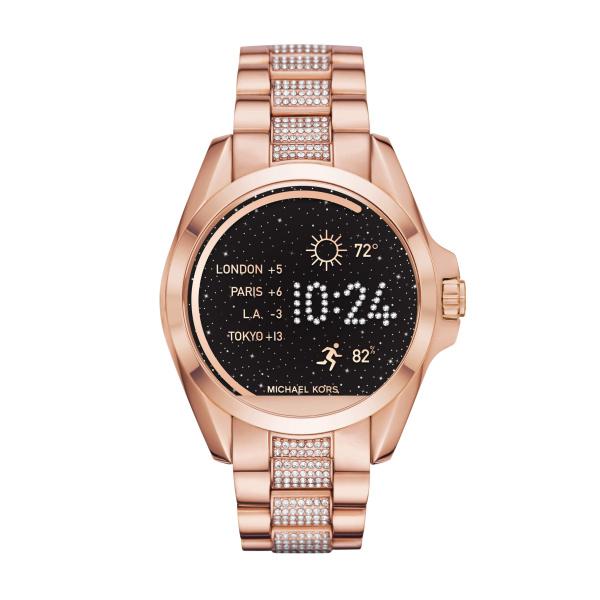 Watch strap Michael Kors MKT5018 Steel Rosé 22mm