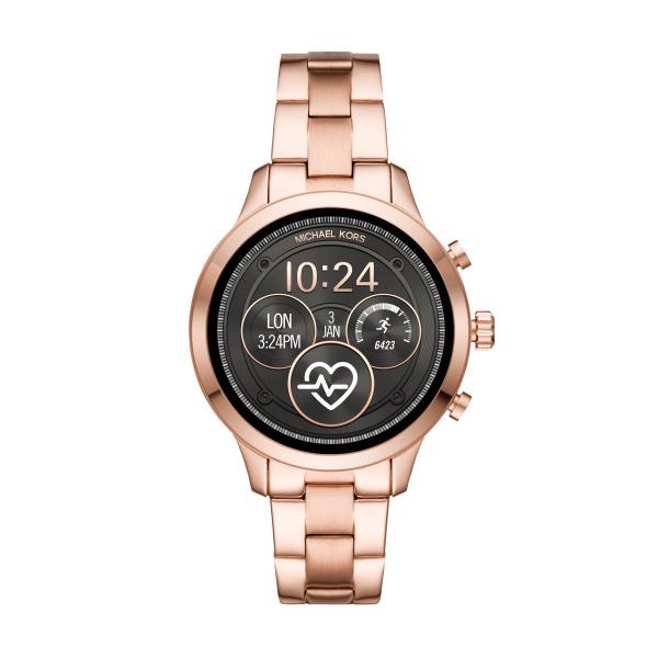 Watch strap Michael Kors MKT5046 Steel Rosé 18mm