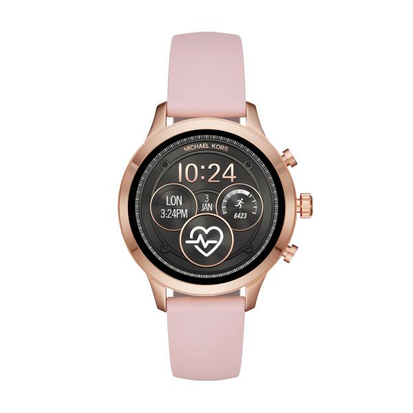 Watch strap Michael Kors MKT5048 Silicone Pink 18mm