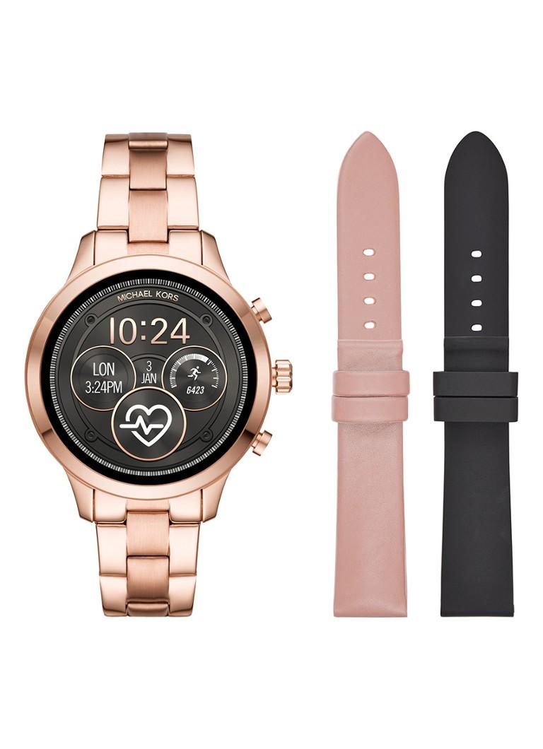 Watch strap Michael Kors MKT5054 Steel Rosé 18mm