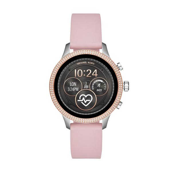 Watch strap Michael Kors MKT5055 Silicone Pink 18mm