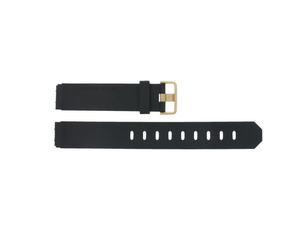 Watch strap Jacob Jensen 734 / 735 / 744 / 745 Rubber Black 17mm