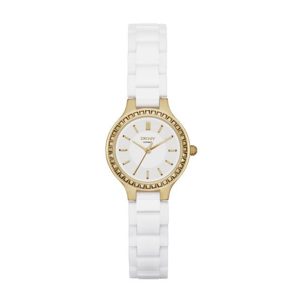 DKNY watch strap NY2250 Ceramics White