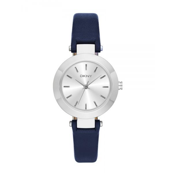 Watch strap DKNY NY2412 Leather Blue 8mm