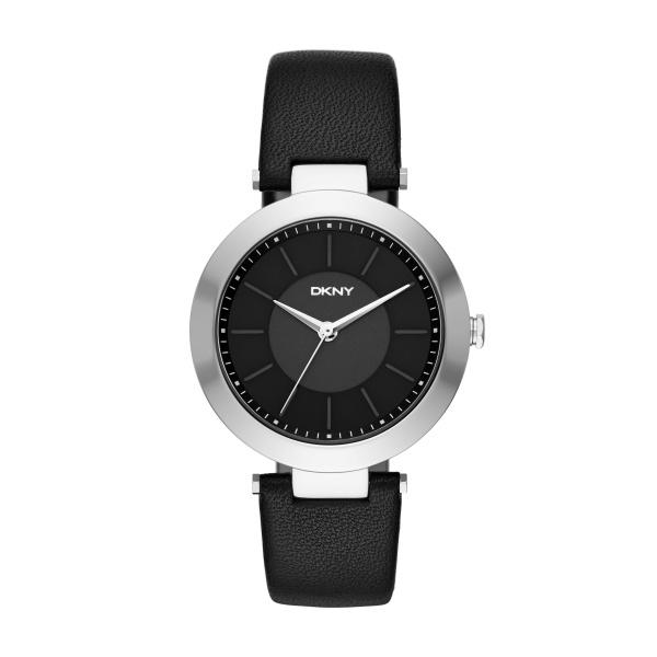 Watch strap DKNY NY2465 Leather Black 9mm