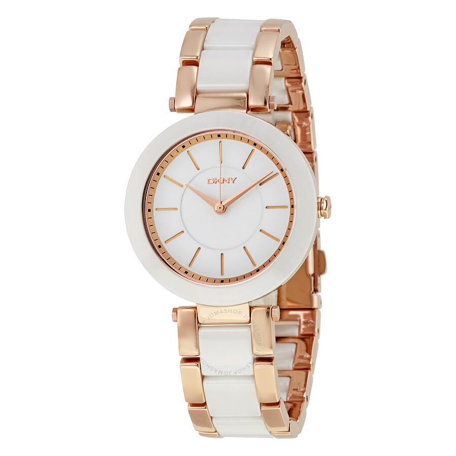 Watch Strap DKNY NY2500 Ceramics Bi-color