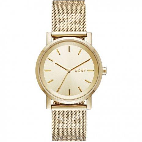 Watch strap DKNY NY2621 Steel Gold Toned 18mm