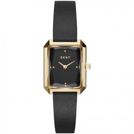 Watch strap DKNY NY2644 Leather Black 12mm