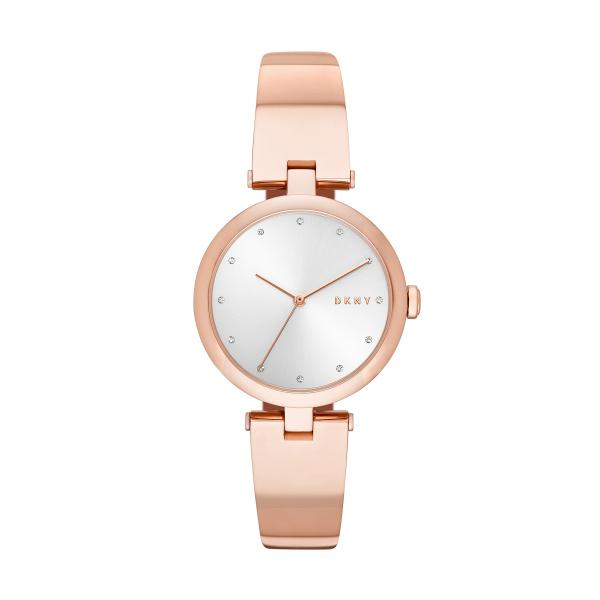 Watch strap DKNY NY2711 Steel Rosé 16mm