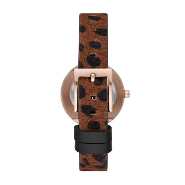 Watch strap DKNY NY2944 Leather Brown 12mm