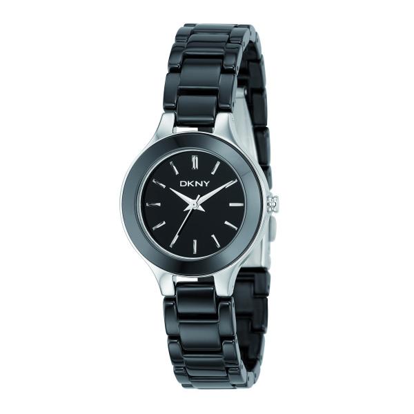 Watch strap DKNY NY4887 Ceramics Black 8mm