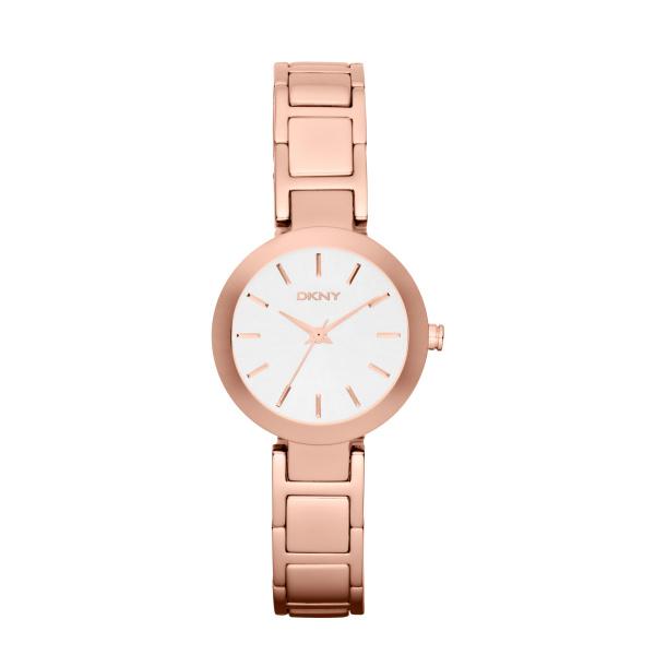 Watch strap DKNY NY8833 Steel Rosé