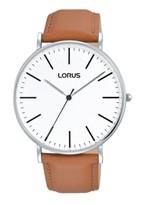 Watch strap Lorus VJ21-X071 / RH815CX9 / RHG105X Leather Cognac 20mm