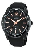 Watch strap Lorus PC32-X063 / RH947DX9 Rubber Black