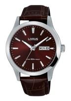 Watch strap Lorus VX43-X097 / RXN31DX9 / RHG089X Leather Brown 20mm