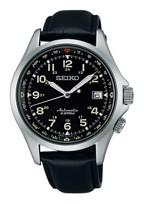 Watch strap Seiko 6R15-02N0 / SARG007 Leather Black 20mm