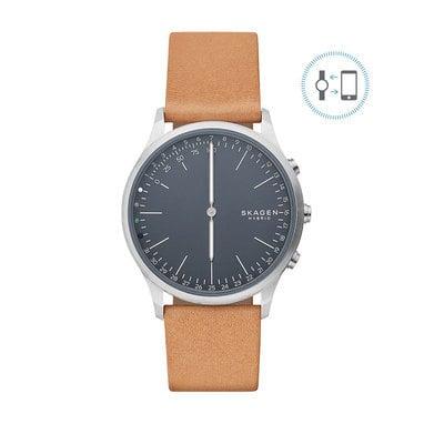 Watch strap Skagen SKT1200 Leather Cognac 22mm