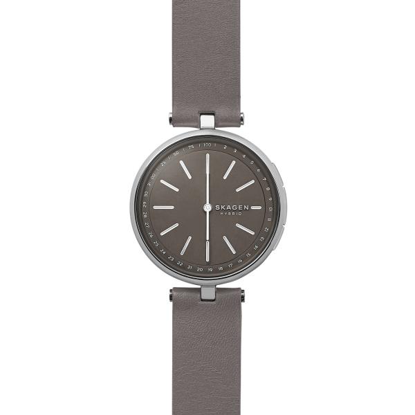 Watch strap Skagen SKT1401 Leather Grey 16mm