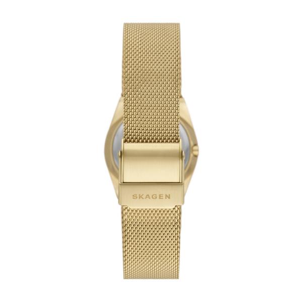 Watch strap Skagen SKW1152SET Milanese Gold Toned 16mm