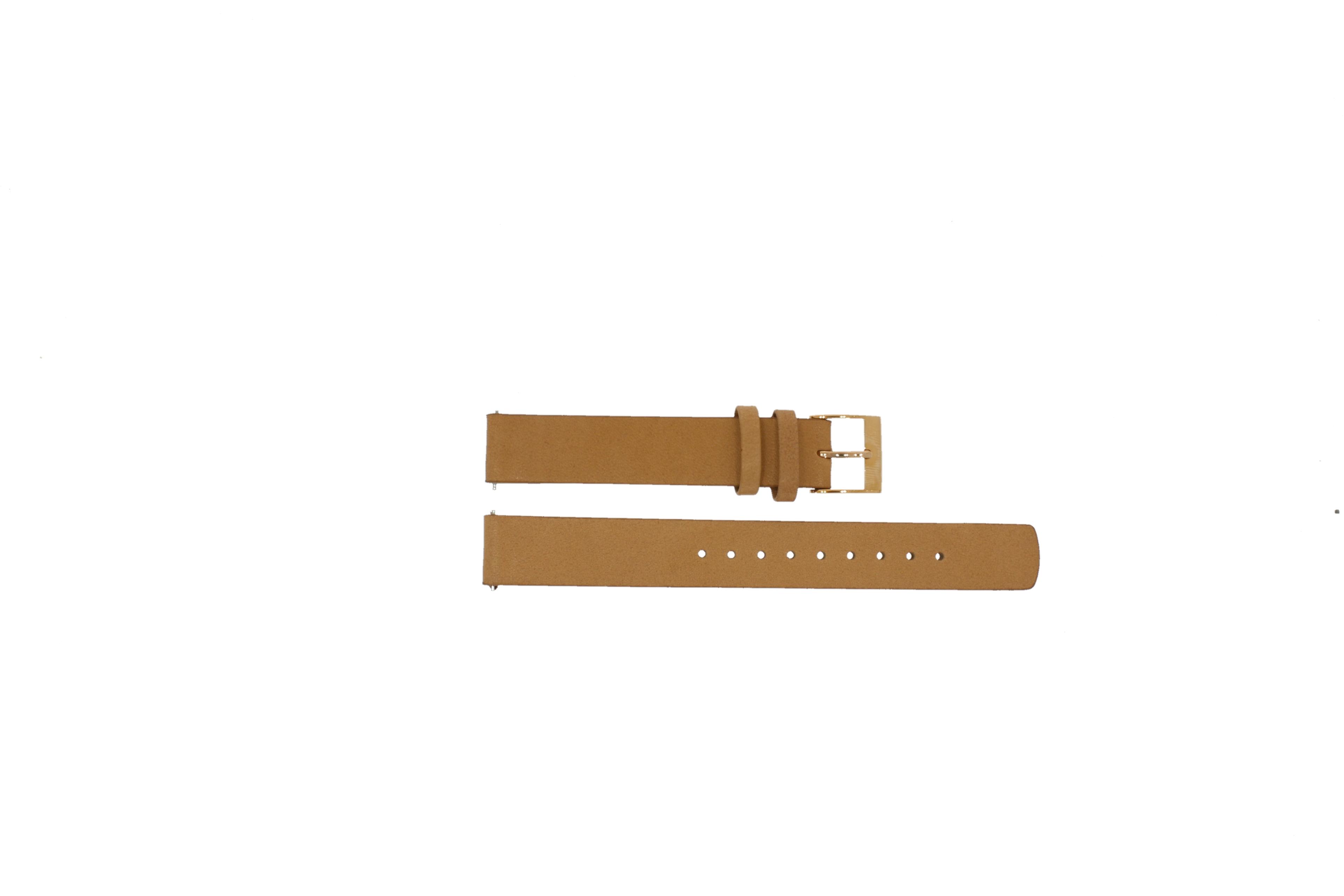 Watch strap Skagen SKW2624 Leather Cognac 14mm