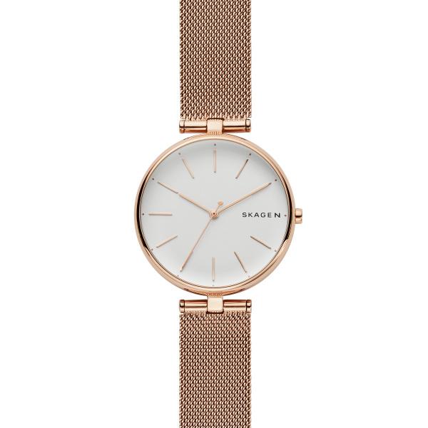 Watch strap Skagen SKW2709 Milanese Rosé 16mm