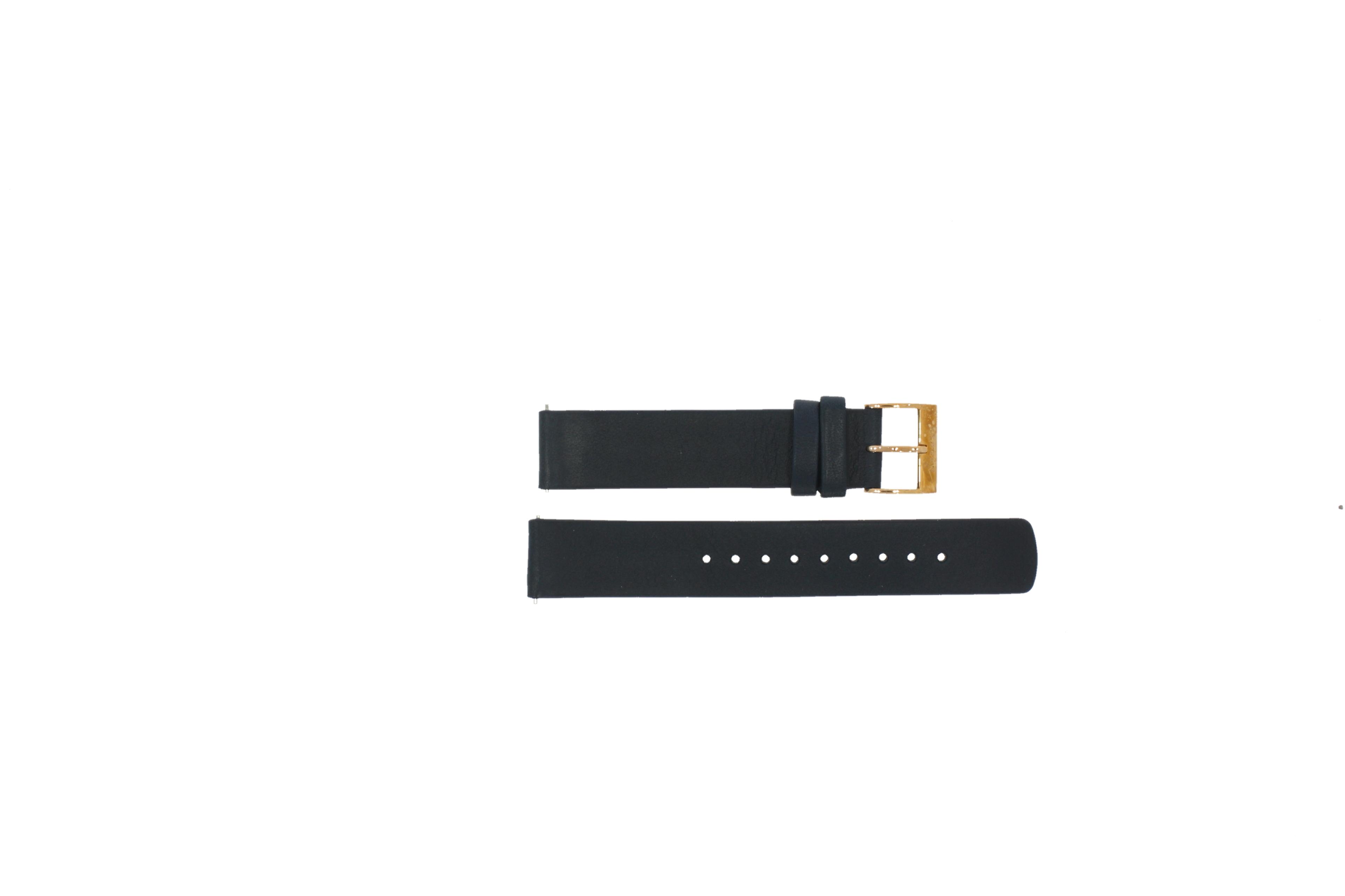 Watch strap Skagen SKW2731 Leather Blue 16mm