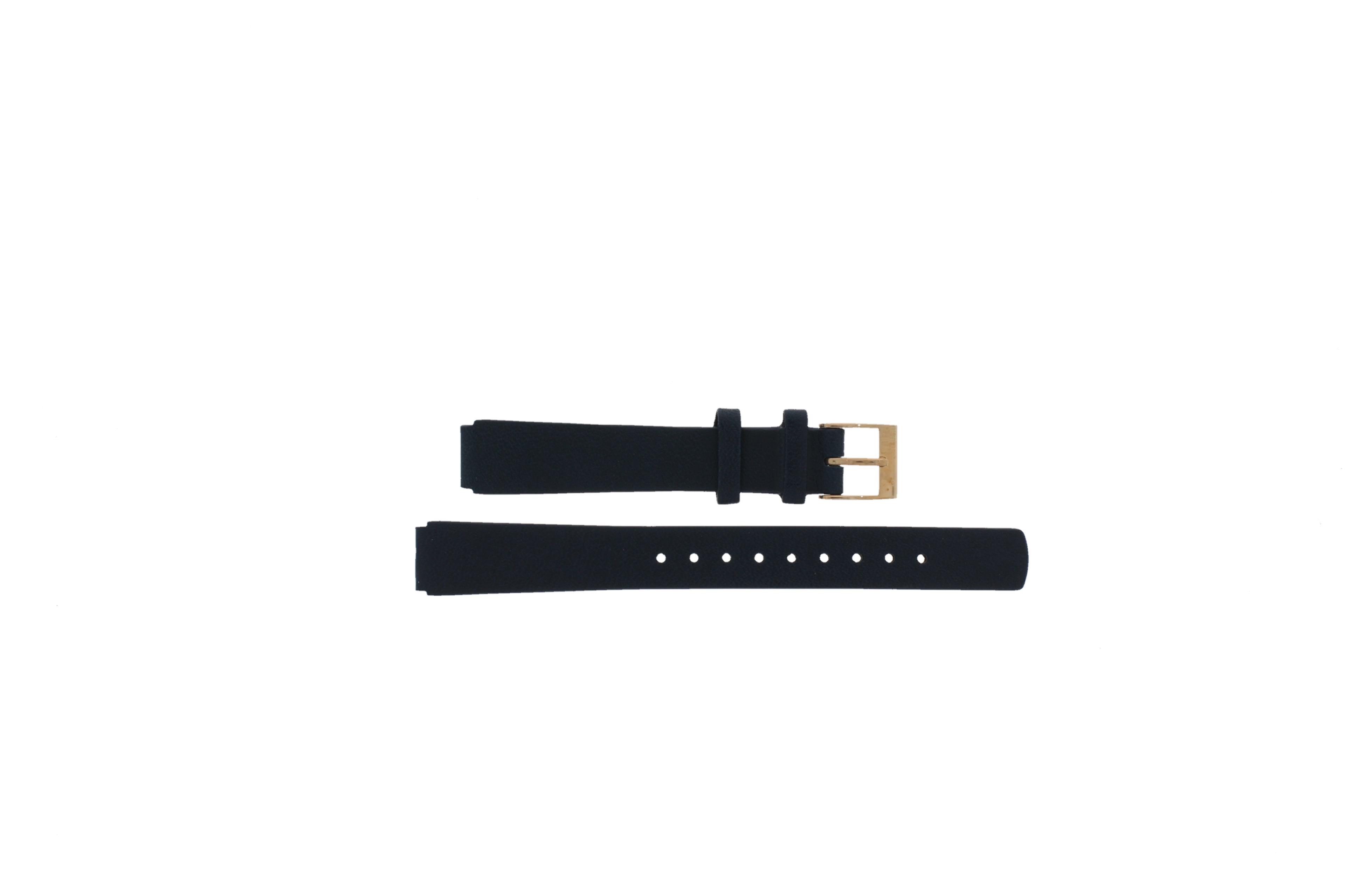 Watch strap Skagen SKW2744 Leather Blue 12mm