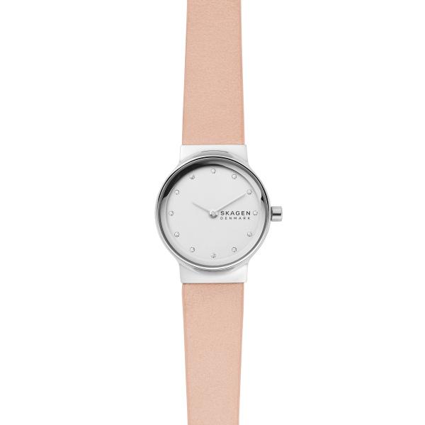 Watch strap Skagen SKW2770 Leather Pink