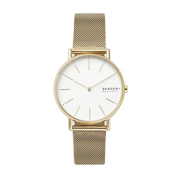 Watch strap Skagen SKW2795 Stainless steel Gold Toned 18mm