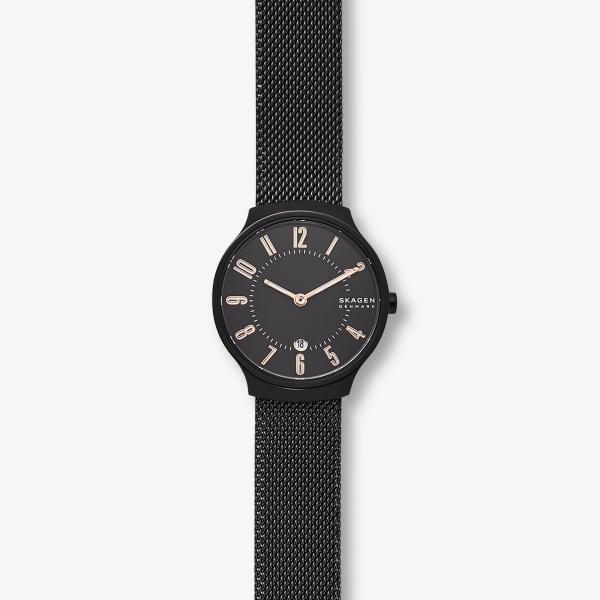 Watch strap Skagen SKW2806 Milanese Black 14mm