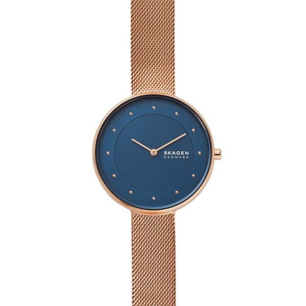 Watch strap Skagen SKW2811 Milanese Rosé 14mm