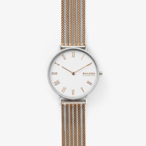 Watch strap Skagen SKW2815 Steel Bi-color 16mm