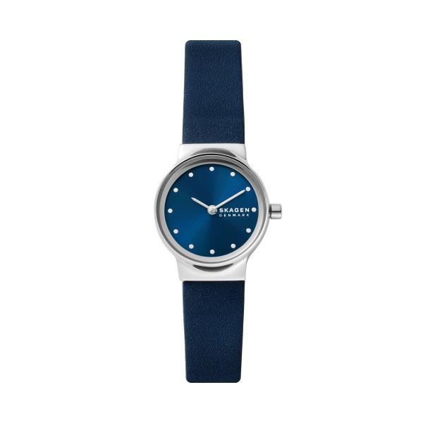 Watch strap Skagen SKW3007 Leather Blue 12mm