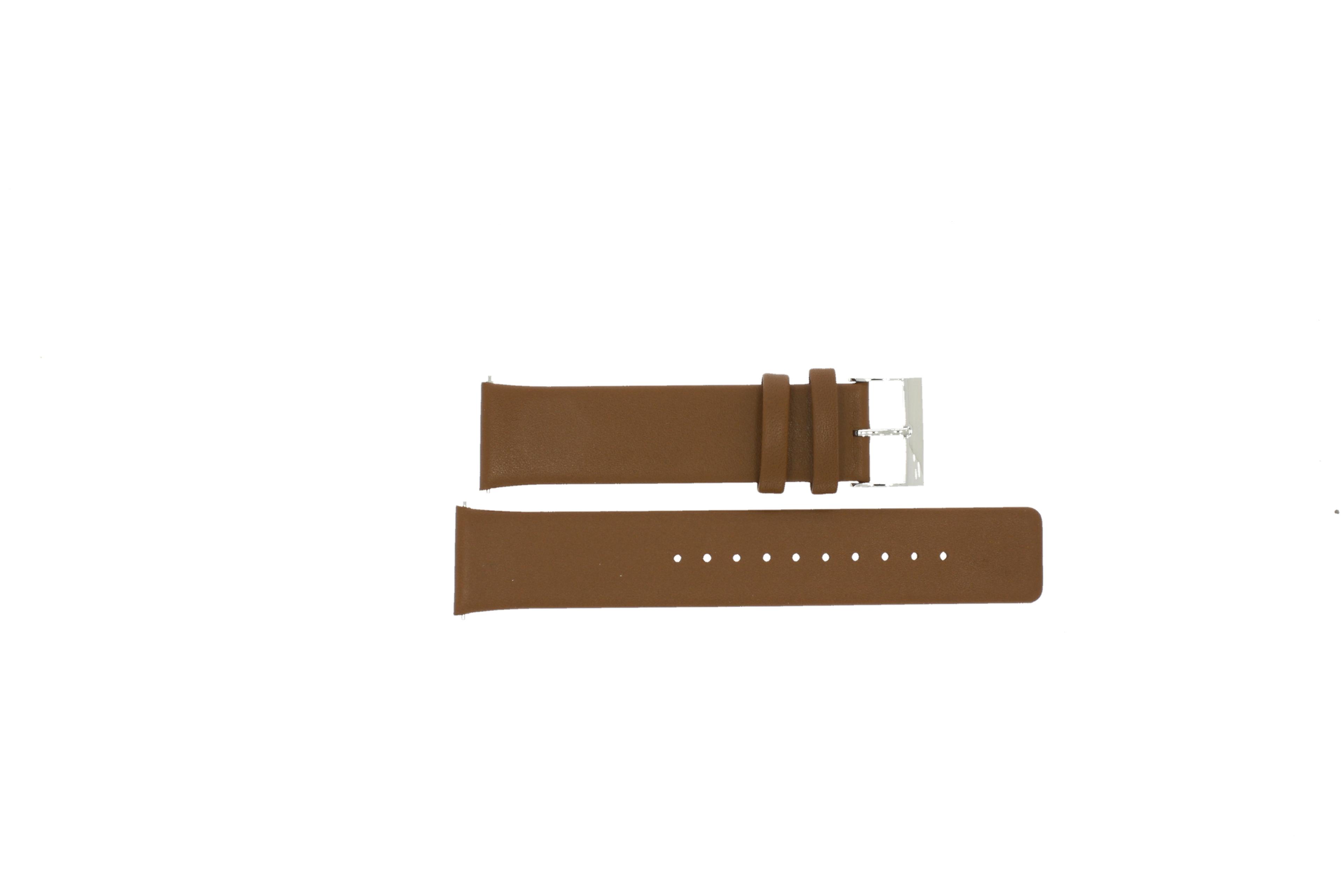 Watch strap Skagen SKW6086 / 11xxxx / 74xxxx Leather Cognac 22mm