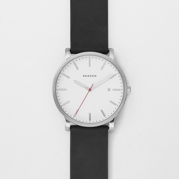 Watch strap Skagen SKW6340 Silicone Black 20mm